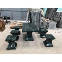 BÀN VUÔNG ĐÁ TỰ NHIÊN MÀU CẨM THẠCH