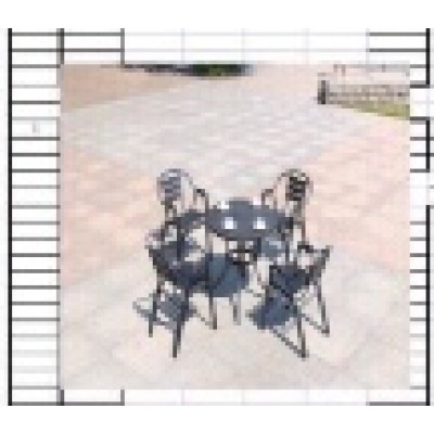 BỘ BÀN GHẾ ĐỂ NGOÀI TRỜI BẰNG THÉP BT401