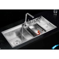 CHẬU CHÉN 3 HỘC +KHAY INOX 304 PROLAX PRCC-2932