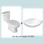 BÀN CẦU 2 KHỐI AMERICAN STANDAND VF-2398 + LAVABO TREO VF0940
