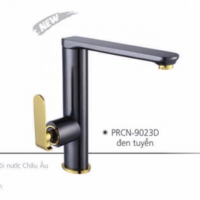 VÒI CHÉN NL MẠ VÀNG ĐEN TUYỀN PROLAX PRCN-9023D