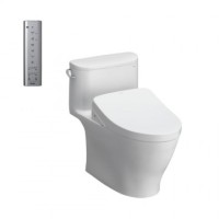 BÀN CẦU 1 KHỐI TOTO + NẮP THÔNG MINH MS887RW11