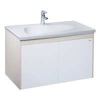 TỦ LAVABO + MẶT LAVABO CAESAR LF368+EH05368ADV