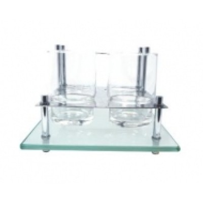 KỆ ĐỰNG BÀN CHẢI 2 LY INOX 304 VUÔNG ROTA RT 4004