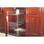 RỖ CHAI +  GIA VỊ 3 TẦNG ÂM TỦ INOX304