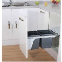 THÙNG RÁC ĐÔI GẮN CÁNH TỦ EUROGOLD BL300